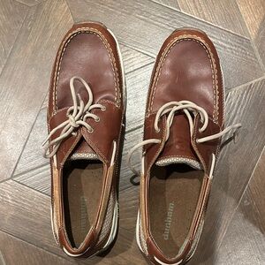 Dunham Men's Captain Brown Leather Boat Shoes